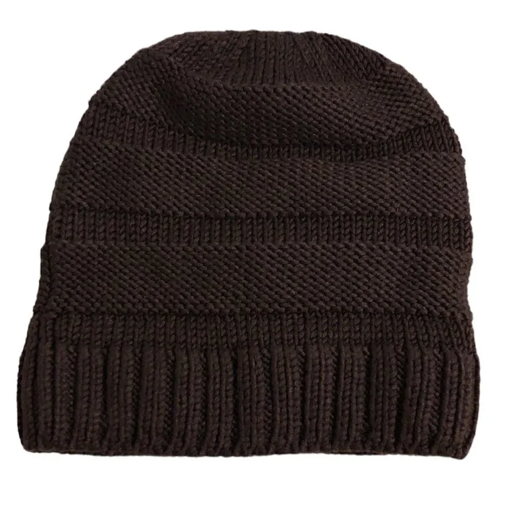 COLUMBIA Beanie Hat Women's Unisex Size O/S Purple Plum Ribbed Design